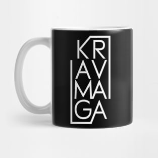 Krav Maga Brick Lettering Israeli Martial Arts Mug